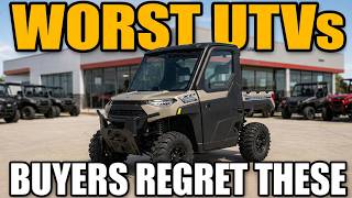 12 UTVs & Side-by-Sides Buyers REGRET in 2026 (Ranked Bad to Catastrophic!)