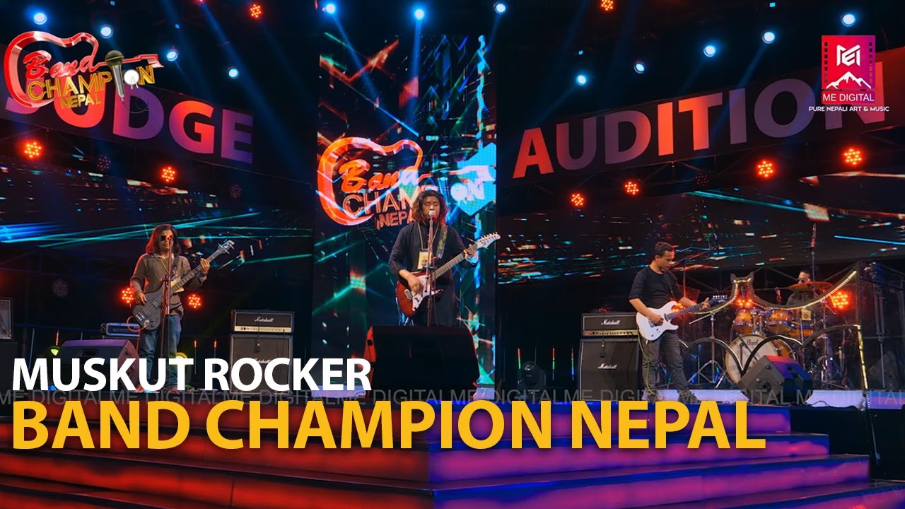 Din Anuprastha  MUSKUT ROCKER  Band Champion Nepal 15 Jan 2022