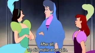 Stepsisters tear the dress from Cinderella.AVI