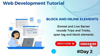#2 Block and Inline Elements in HTML || Full Stack Web Development Tutorial #webdevelopment #html