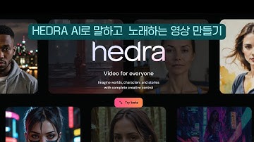 Hedra ai로 말하고 노래하는 영상 만들기