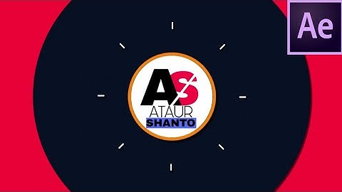 How To Make A Dope 2D Intro With After Effect [ATAUR SHANTO] #EP7