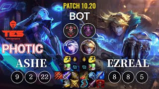 TES Photic Ashe vs Ezreal Bot - KR Patch 10.20