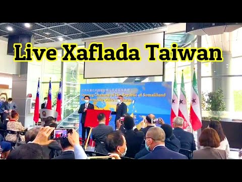 Xaflada Furitaanka Safaarada Somaliland ee Dalka Taiwan iyo Khudbadaha Laga Jeediyey