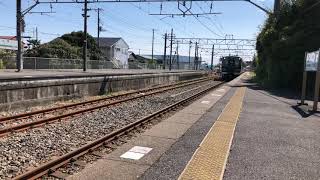 JR外房線太東駅12時23分発3232M(千マリR06編成)上総一ノ宮駅行き入線発車。