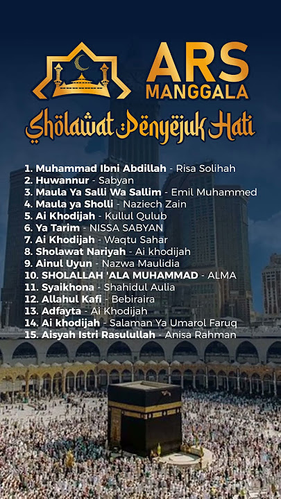 Sholawat Merdu Penenang Jiwa    Kumpulan Lagu Sholawat Nabi Paling Merdu 6 #islamicmusic