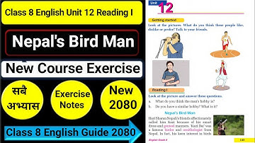 Class 8 English Unit 12 Nepal