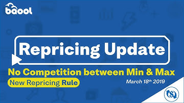 📢 NEW "No Competition between Min & Max" Repricing Rule- BQool Repricer Update