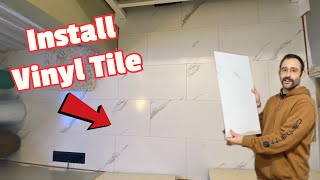 Don’t waste money on real tile - install LifeProof Vinyl Tile