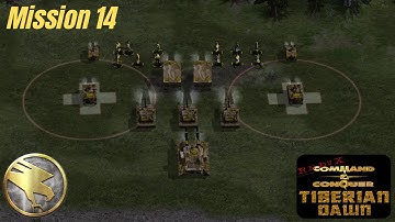 C&C Tiberian Dawn Redux - GDI Campaign - Mission 14 (Zero Hour Mod) 4K/Gameplay/PC (ENGLISH)