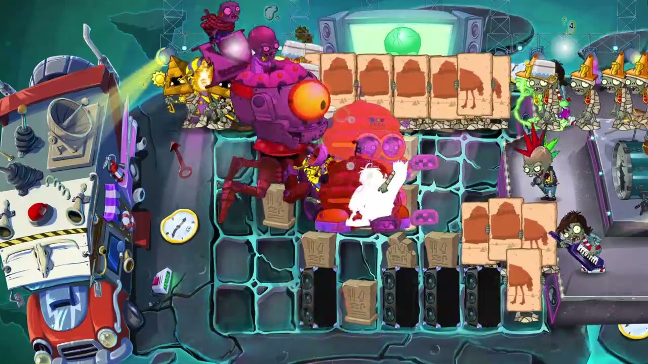 Pvz 2 Gardenless hard modern zomboss vs all worlds zomboss (part 10 final)