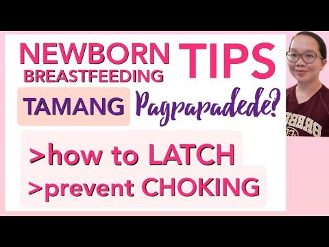 PAANO MAGPADEDE NG  SANGGOL? | TAMANG PARAAN NG PAG-LATCH/CHOKING WHILE BREASTFEEDING| LetGalangco