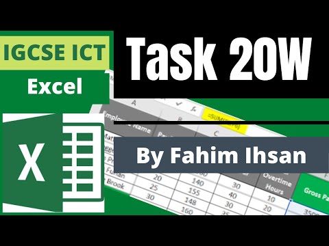 Task 20w Cell Formatting to currency