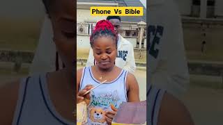 Bible Vs Phone Social Experiment which one will you Buy.