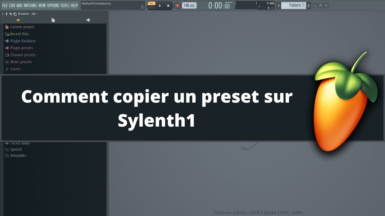 Fl Studio tutoriel fr Comment copier un preset sur Sylenth1 YouTube