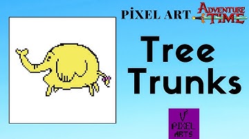 Adventure Time Tree Trunks Pixel Art