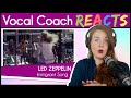 Vocal Coach reacts to Led Zeppelin Immigrant Song (Live 1972)