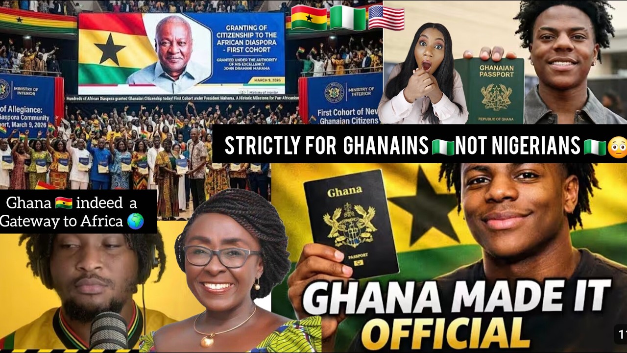 ECHOKE 🔥💃NIGERIANS🇳🇬BEG🫴FOR CITIZENSHIP,AS GHANA🇬🇭GIVES HUNDREDS OF US🇺🇸CITIZENSHIP