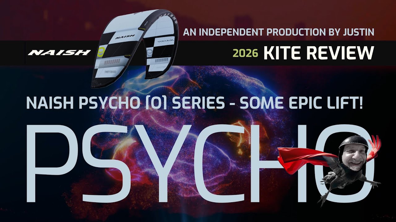 Naish Psycho [Q]Series 2025-2026 Kite Review 9m, WOW some lift! Smooth & Gentle Easy to Progress!