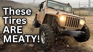 Narrow Offroad Tires on the No Lift TJ