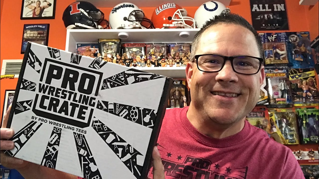 Pro Wrestling Crate unboxing - July 2021 - New Micro Brawler packaging! 