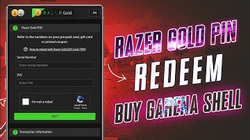 How To Redeem Razer Gold Pin In Garena Shell Account | Buy Garena My Shell | Top Up Garena Shell