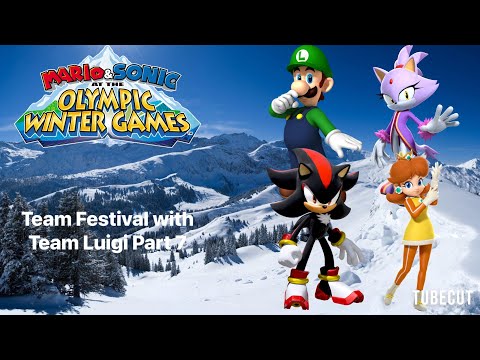 Mario & Sonic at the Olympic Winter Games Team Festival (Team Luigi) Part 7