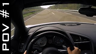 Audi R8 V8 Spyder | Pov #1 - Launch Control & Top Speed & Autobahn