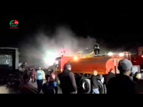 حريق يلتهم مستودع في اربد ولا إصابات