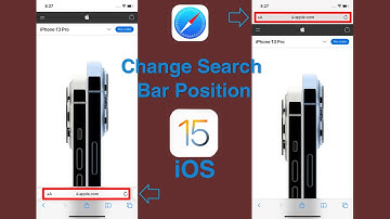 iOS 15 | Change the position of search bar in Safari.