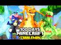 I Spent 100 Days as a STARTER-ONLY MEGA TRAINER in Pokémon Minecraft Vs my Rival! (Duos Cobblemon)