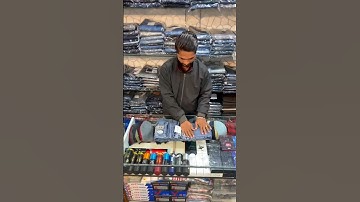 Denim jeans folding new style  !! #shorts #viral #fashion #styletricks #mensfashion #mensweartips