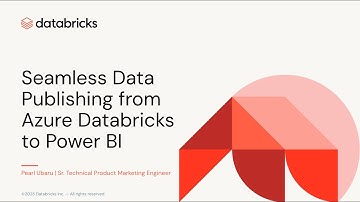 Seamless Data Publishing from Azure Databricks to Power BI