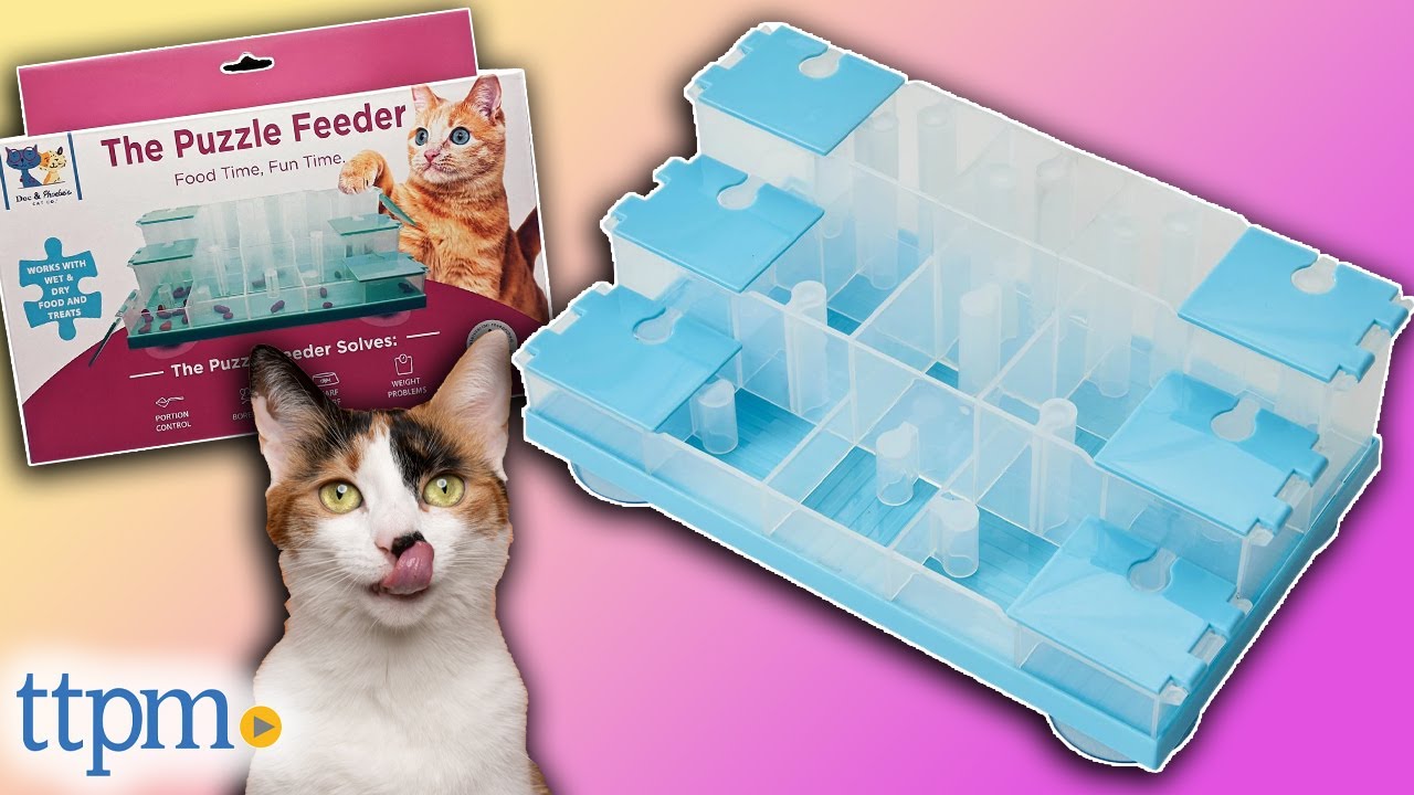 Doc & Phoebe's Puzzle Feeder for Cats, Multi (33052)