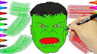 Details How To Draw Hulk - Coloring Pages Hulk Marvel for Kids THE AVENGERS Coloring Pages Guide
