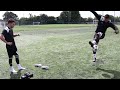 CRAZY FOOTBALL BOOTS ON THE WRONG FEET EXPERIMENT!