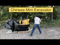 Chinese mini excavator part 1