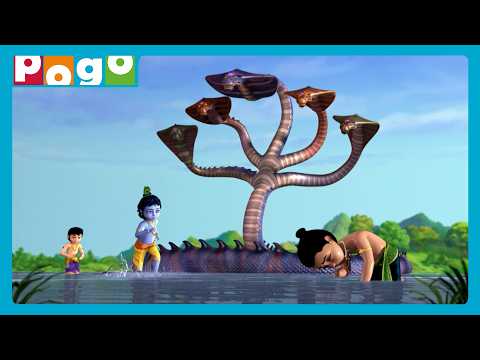 Kaliya Ne Diya Krishna Ke Friends ko Takleef?🙏🐍| Little Krishna | Krishna & Friends | @Pogo​