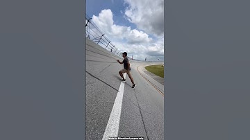 Vertical car racing tracks in turning