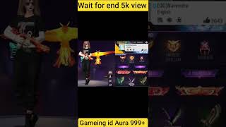 #freefire  I'd ki 999+ aura #please subscribe and like comment please 🥺🥺