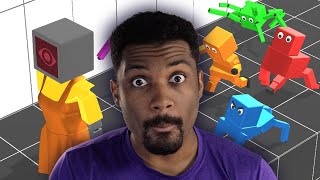 AI Learns Red Light Green Light (reinforcement learning) | REACTION
