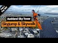  skyjump  skywalk on the sky tower in auckland   new zealands biggest gap year