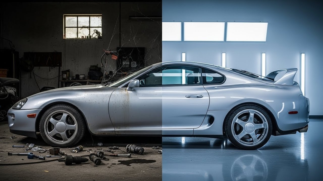 ASMR Car Restoration | Abandoned Toyota Supra MK4 1998 Full Rebuild to Factory Perfection