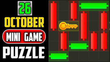 26 October 2024 Mini Game Key 100% Solved | Hamster Kombat Puzzle game For Today | Trick Work