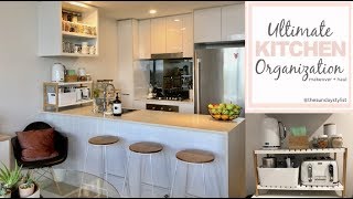 KITCHEN ORGANIZATION + SMALL KITCHEN STORAGE IDEAS || THE SUNDAY STYLIST