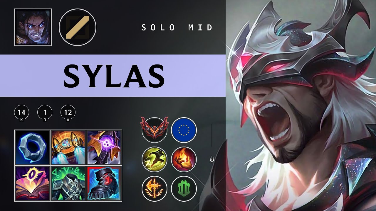 Sylas Mid vs Ahri - EUW Grandmaster Patch 25.22