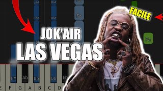 Jok'Air - Las Vegas | Vidéo Piano Tutoriel Facile Instrumental RAP (Piano Facile France)