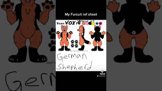 My Fursona ref sheet 1.0 #furry #furryfandom #fursuit