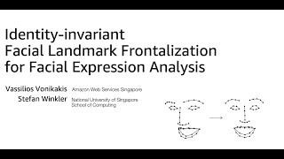 2D Facial Landmark Frontalization