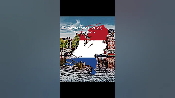 Population of Netherlands 🇳🇱(2005-2023)#geography #netherlands #shorts #europe #flag